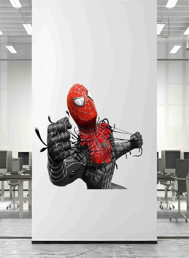 ملصق حائط سكاي أولا مارفل - ملصق أبطال أفنجرز الخارقين لغرفة نوم الأولاد - 20 × 24 بوصة، فينيل PVC ذاتي اللصق - ديكور حائط كرتوني بألوان مائية لغرفة الأطفال، غرفة اللعب، المكتب - Image 4